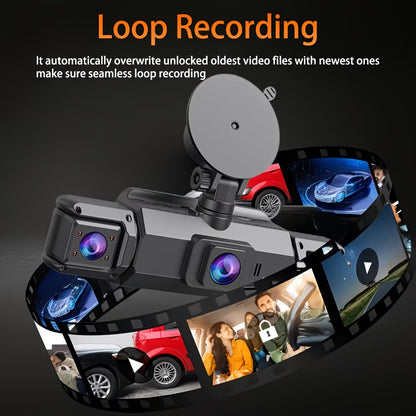 Car Dashboard Camera with 360° With Night Vision 4K Quad-channel
