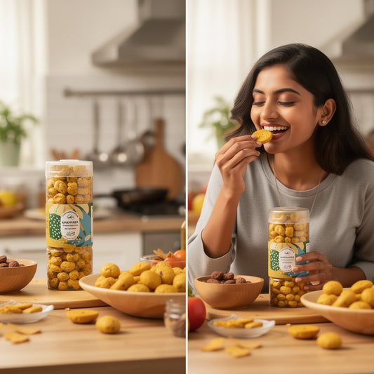 Mac & Cheese Flavour - Premium Baked Makhana (90g)