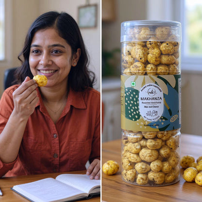 Mac & Cheese Flavour - Premium Baked Makhana (90g)