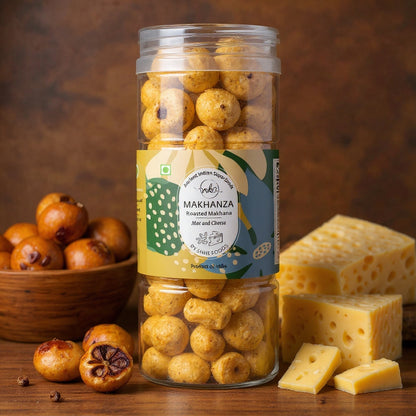Mac & Cheese Flavour - Premium Baked Makhana (90g)