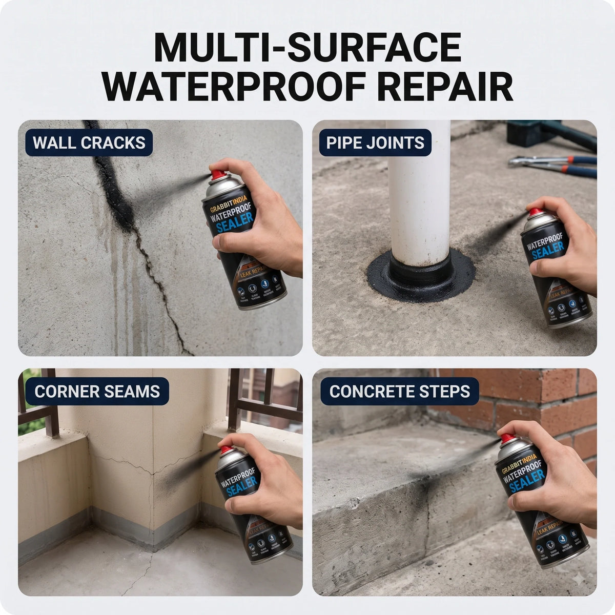 WaterSealSpray™ — Crack Repair Spray | Waterproof |Multi-Surface Protective