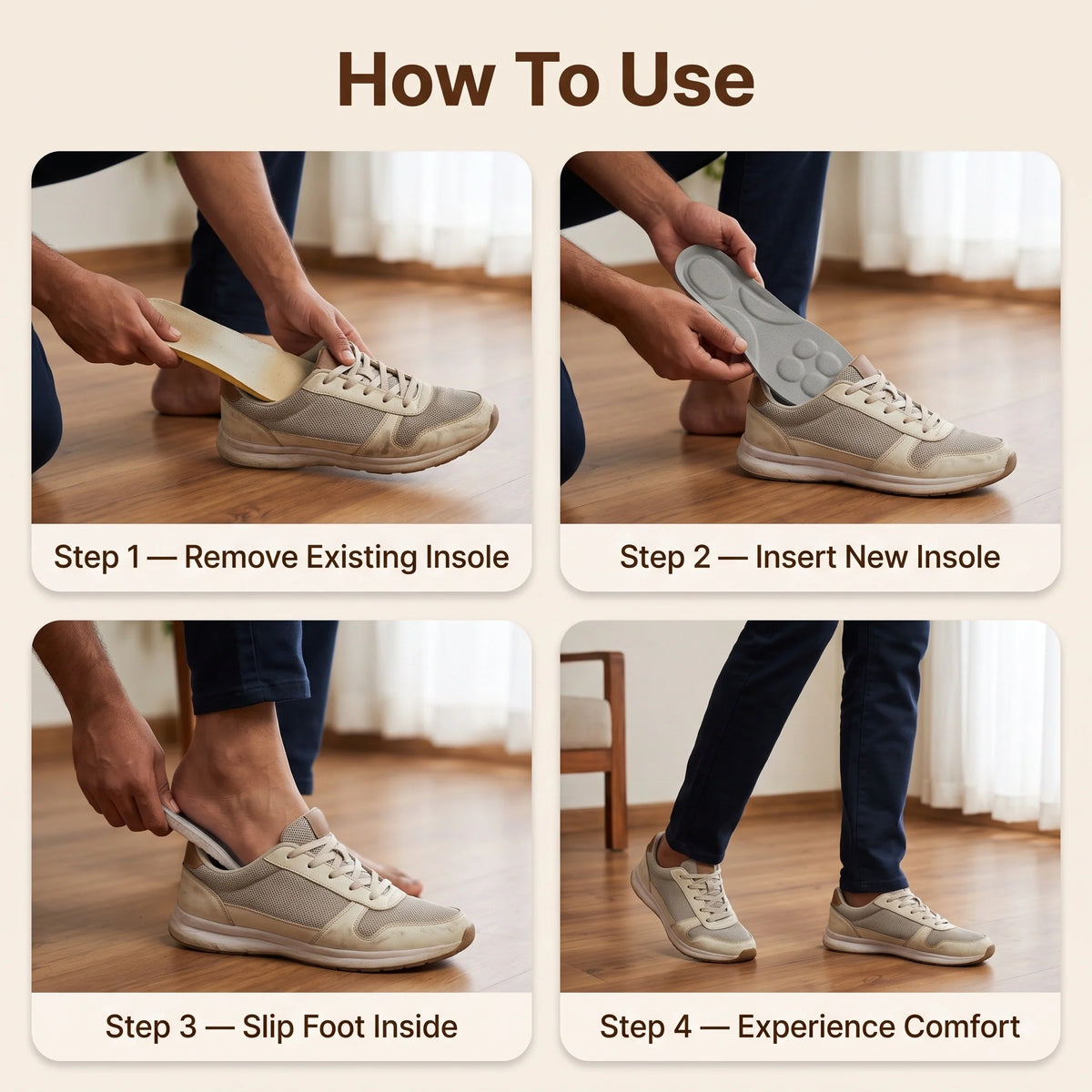 CloudComfort™ — Shoe Insoles |  Lightweight Memory Foam | Arch Support