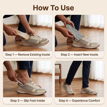 CloudComfort™ — Shoe Insoles |  Lightweight Memory Foam | Arch Support