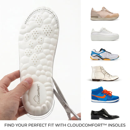 CloudComfort™ — Shoe Insoles |  Lightweight Memory Foam | Arch Support
