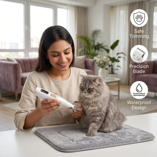 PawTrim™ - Pet Hair Trimmer | Low Noise | Compact & Rechargeable | Waterproof