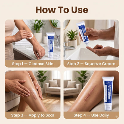DermaCream™ — Scar Removal Cream  | Keloid & Stretch Mark Care | Softening & Flattening