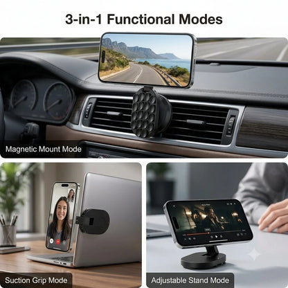 MagMount™ - Rotatable Phone Holder | Magnetic Attachment | Flexible | 360° Rotation