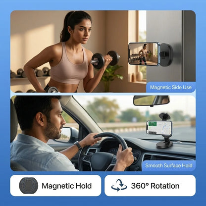 MagMount™ - Rotatable Phone Holder | Magnetic Attachment | Flexible | 360° Rotation