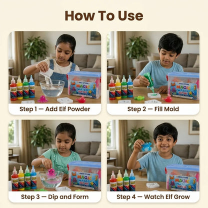 AquaMold™ — Magic 3D Craft Kit | Create Colourful Figures | Creative Learning