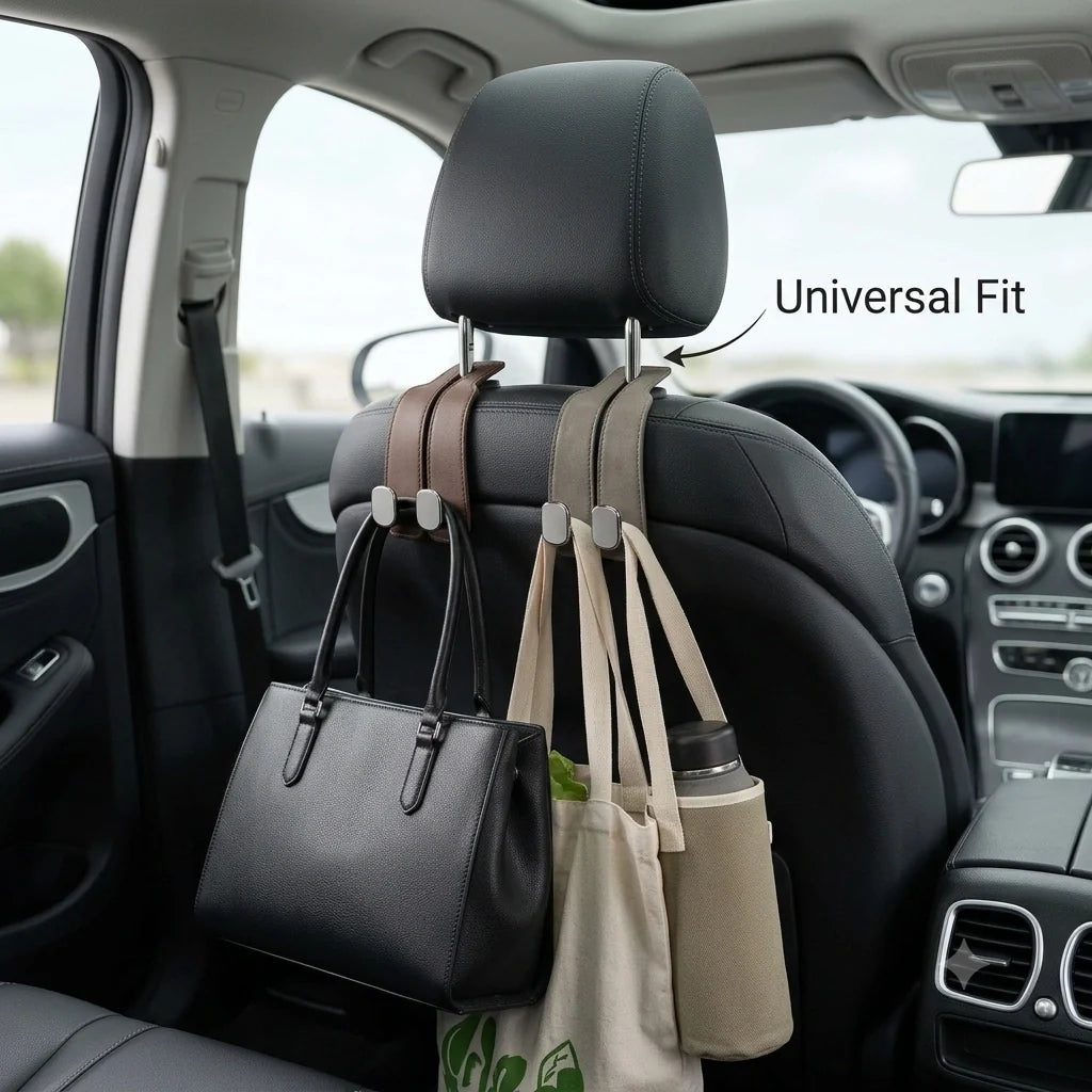 BagBuddy™ — Car Headrest Bag Hook