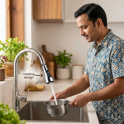 TapTwistJet™ -  Water Nozzle | Adjustable Angle | Quick Connect | Easy Cleaning