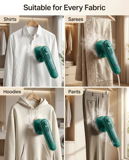 PressPro™ - Handheld Steam Iron | Garment Steamer | 30-Sec Wrinkle-Free