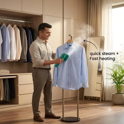 PressPro™ - Handheld Steam Iron | Garment Steamer | 30-Sec Wrinkle-Free