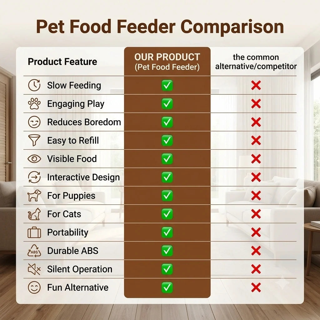 PawPress™ - Interactive Pet Feeder | Press-to-Release Treats | Slow Eating