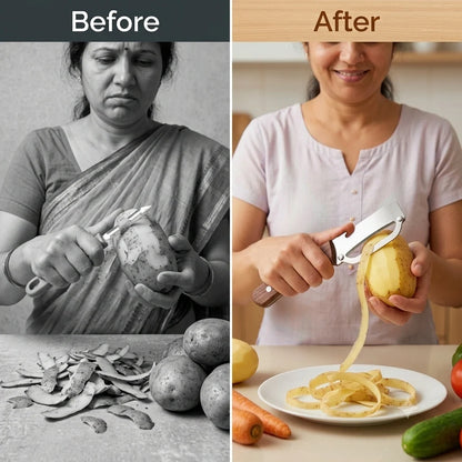 FreshPeel™ -2in1 Vegetable Peeler + Bottle Opener | Clean Peeling | Stainless Steel Blade