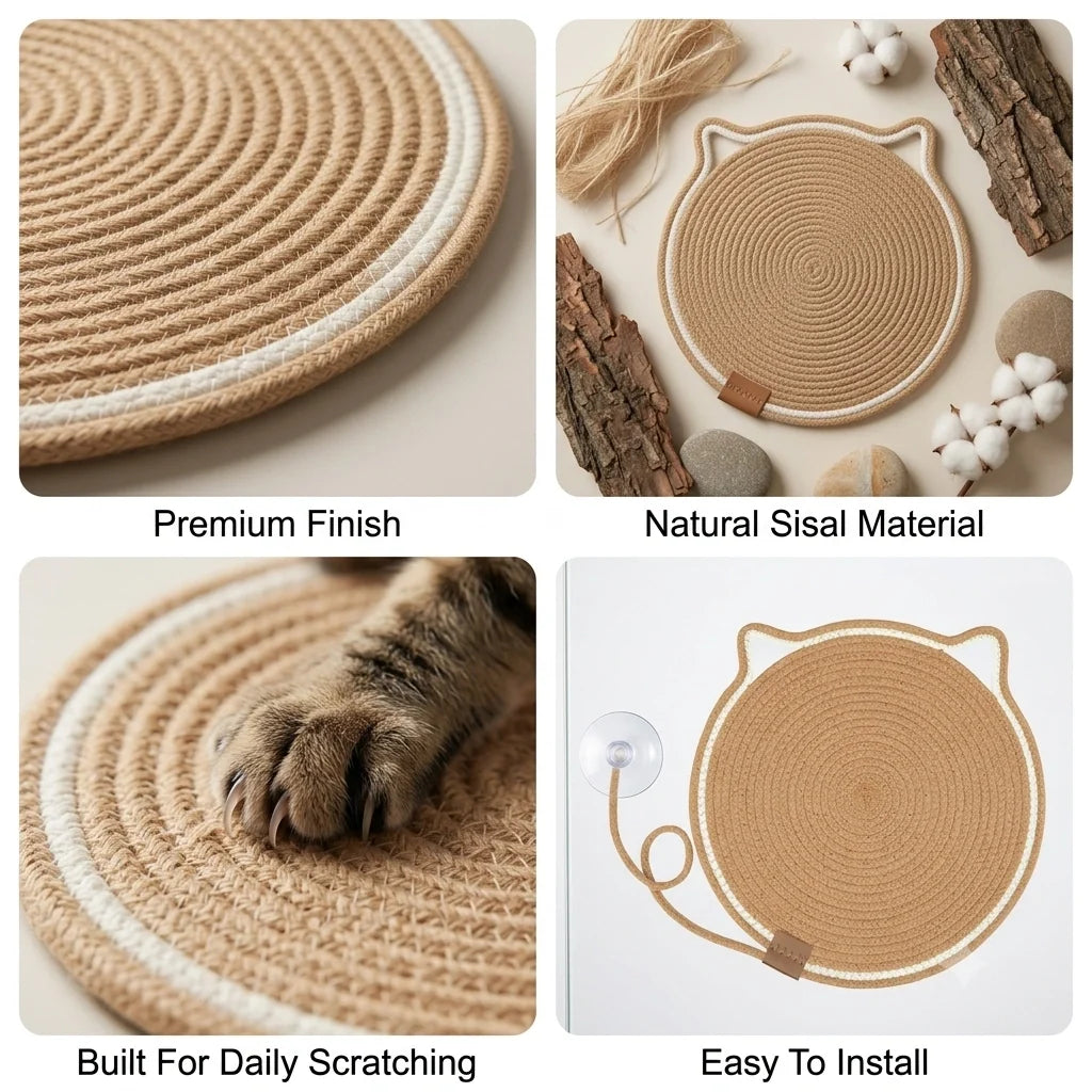 ClawPad™ - Cat Scratch Mat | Grooming | Furniture Protector | Durable