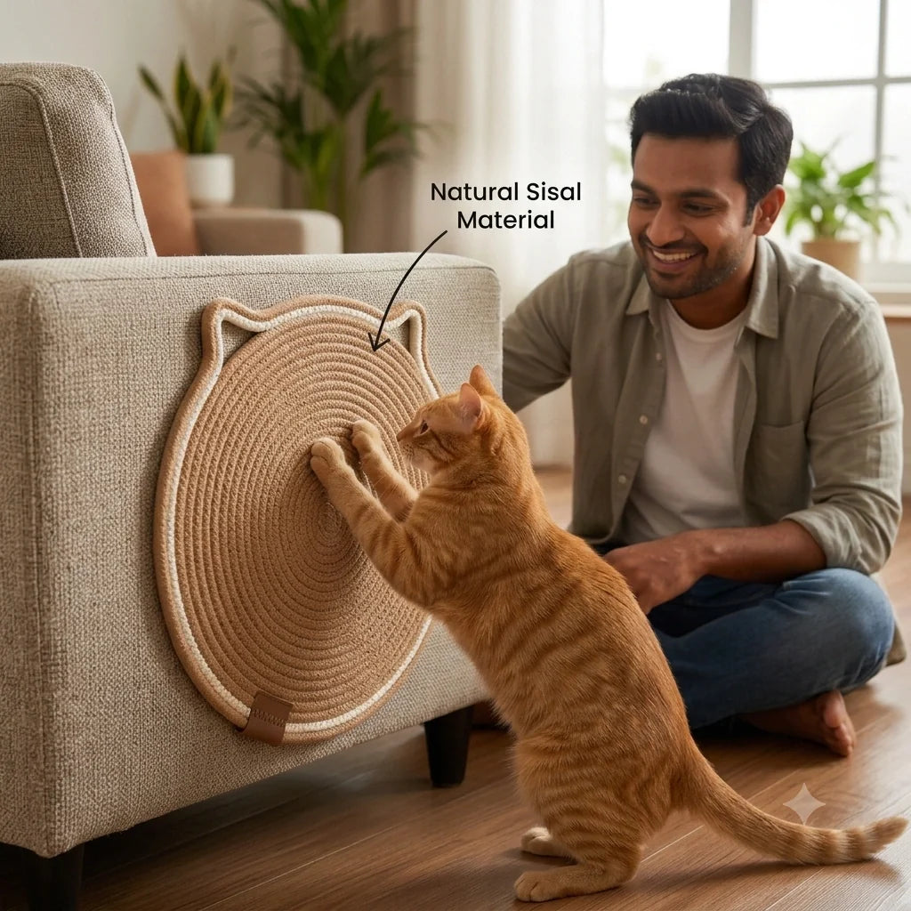 ClawPad™ - Cat Scratch Mat | Grooming | Furniture Protector | Durable
