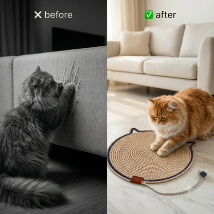 ClawPad™ - Cat Scratch Mat | Grooming | Furniture Protector | Durable