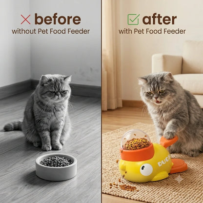 PawPress™ - Interactive Pet Feeder | Press-to-Release Treats | Slow Eating