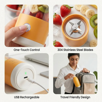 NutriBlend™ - Portable Electric Mixer | Bottle Blender | Fast Blades | Cord-Less