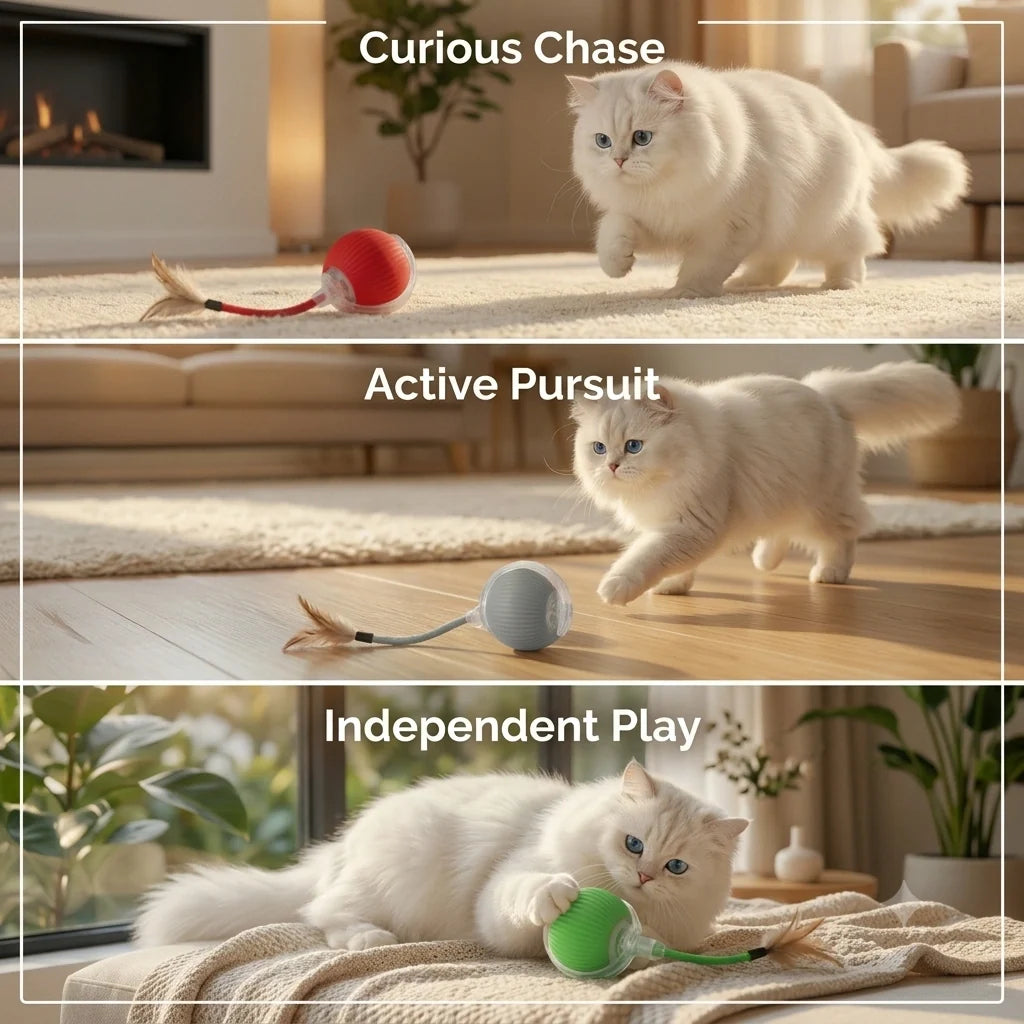 ChaseBall™ - Auto Movement | Active Play | Rechargeable Pet Ball