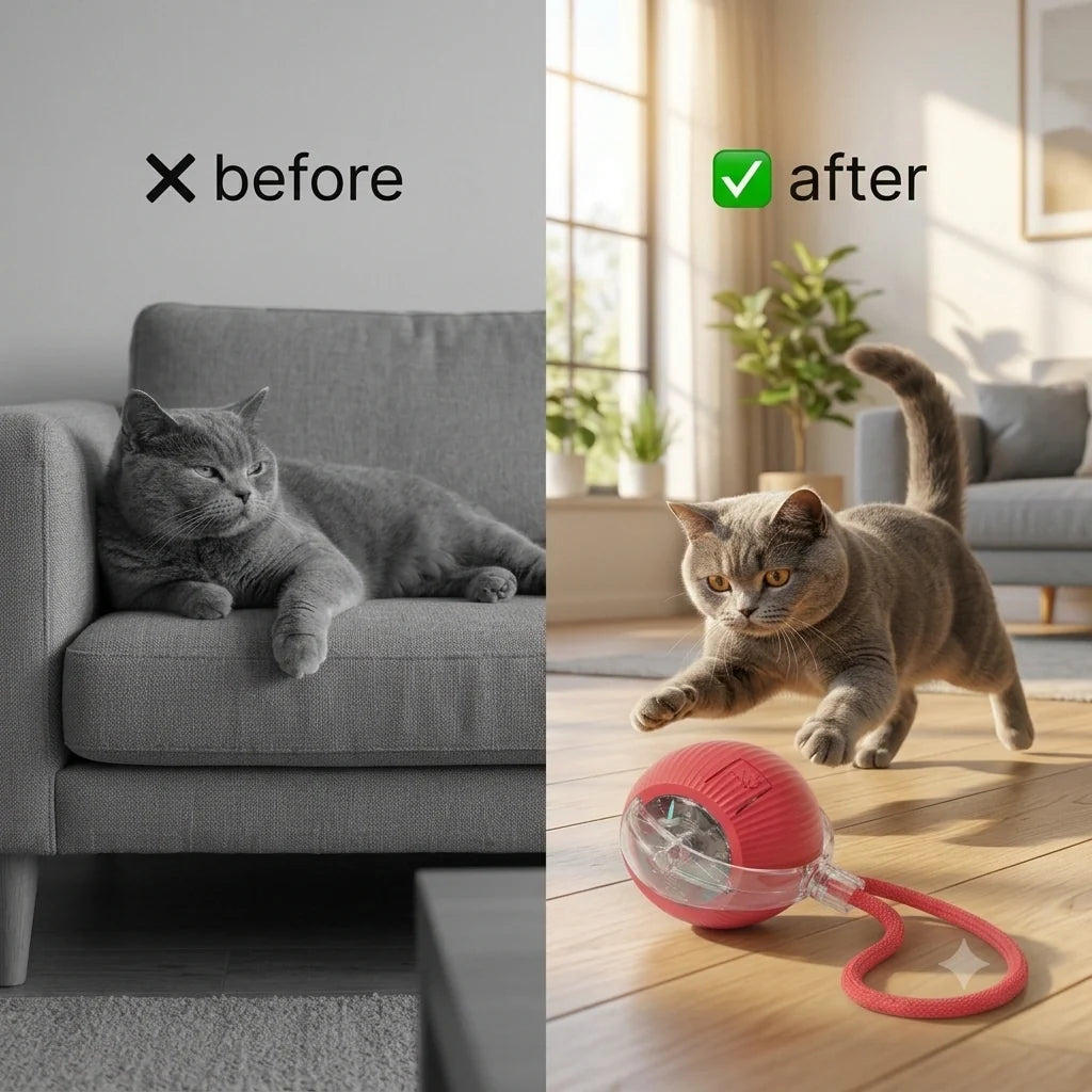 ChaseBall™ - Auto Movement | Active Play | Rechargeable Pet Ball
