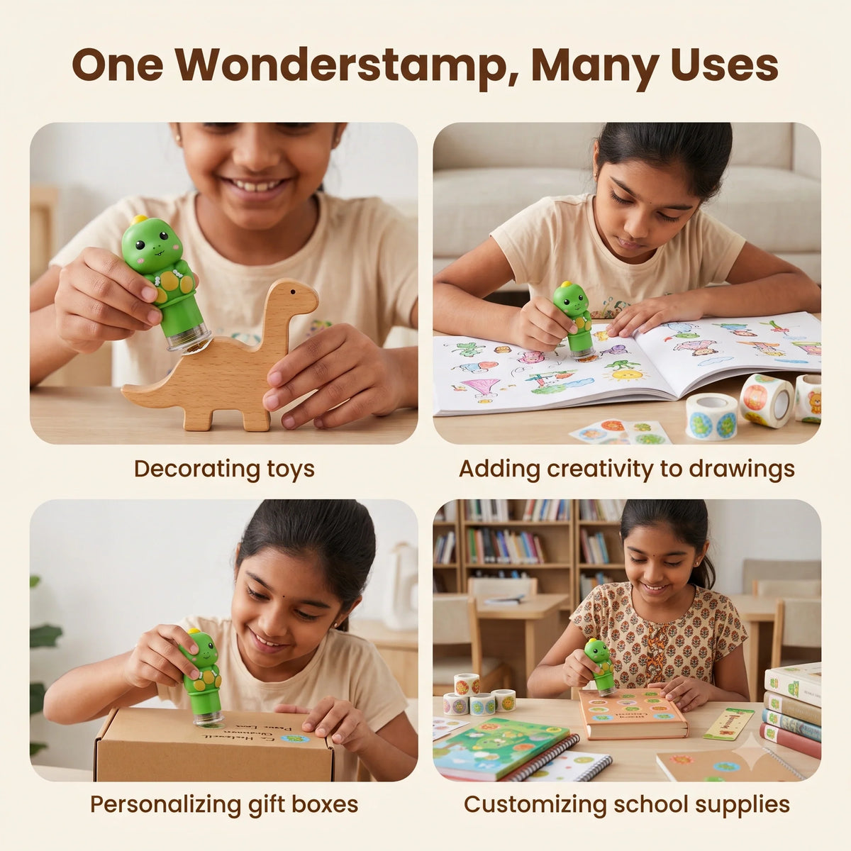 WonderStamp™ - 100+ Reusable Stickers | Endless Creative Storytelling Play | Imagination Builder