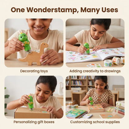 WonderStamp™ - 100+ Reusable Stickers | Endless Creative Storytelling Play | Imagination Builder