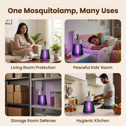 BugBuzz™ — UV Mosquito Trap | Silent Indoor Protection | USB Powered