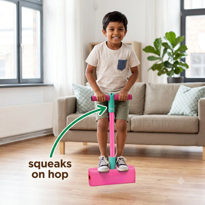 BounceMate™ - Kids Hopper Toy | Built-In Squeaker | Fun Physical Active Play | Indoor & Outdoor