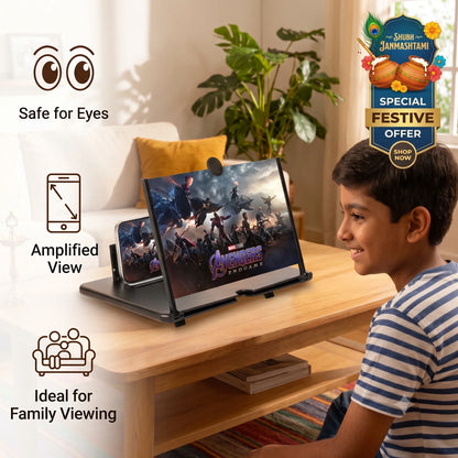 MaxVision™ — Mobile Magnifier | Cinema-Like Display| Adjustable Angle |Travel Friendly