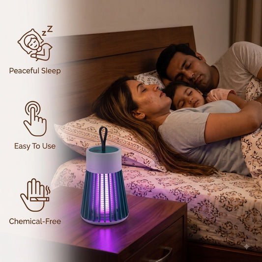 BugBuzz™ — UV Mosquito Trap | Silent Indoor Protection | USB Powered