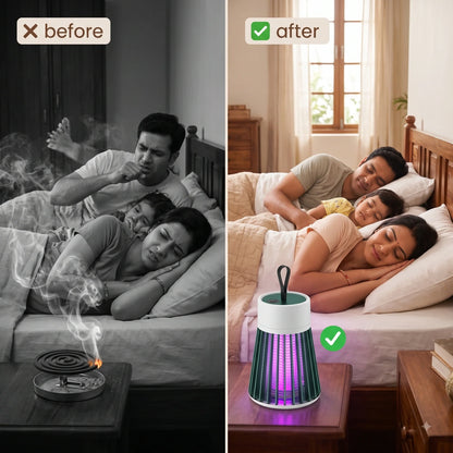 BugBuzz™ — UV Mosquito Trap | Silent Indoor Protection | USB Powered