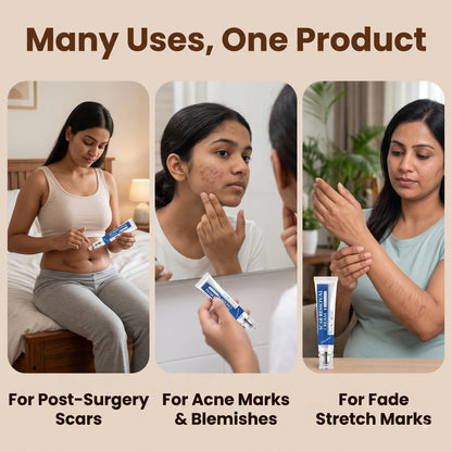 DermaCream™ — Scar Removal Cream  | Keloid & Stretch Mark Care | Softening & Flattening