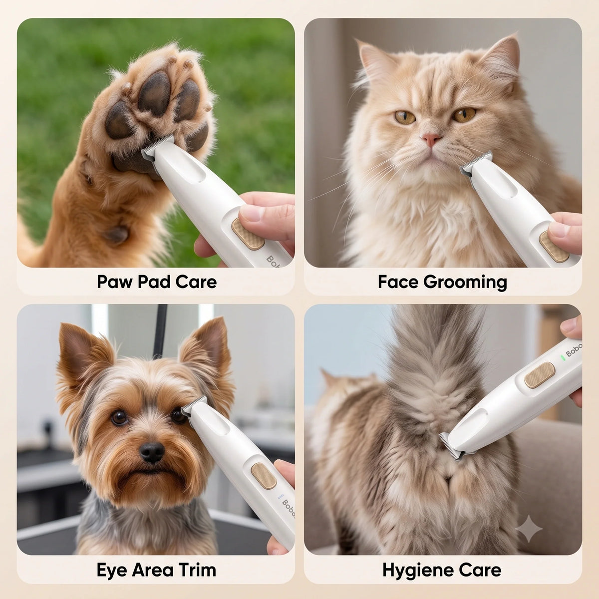 PawTrim™ - Pet Hair Trimmer | Low Noise | Compact & Rechargeable | Waterproof