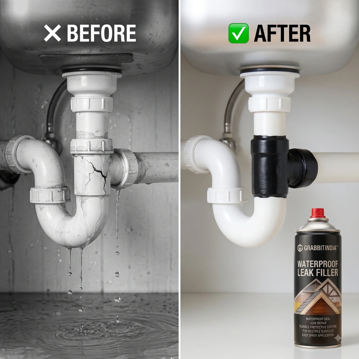 WaterSealSpray™ — Crack Repair Spray | Waterproof |Multi-Surface Protective