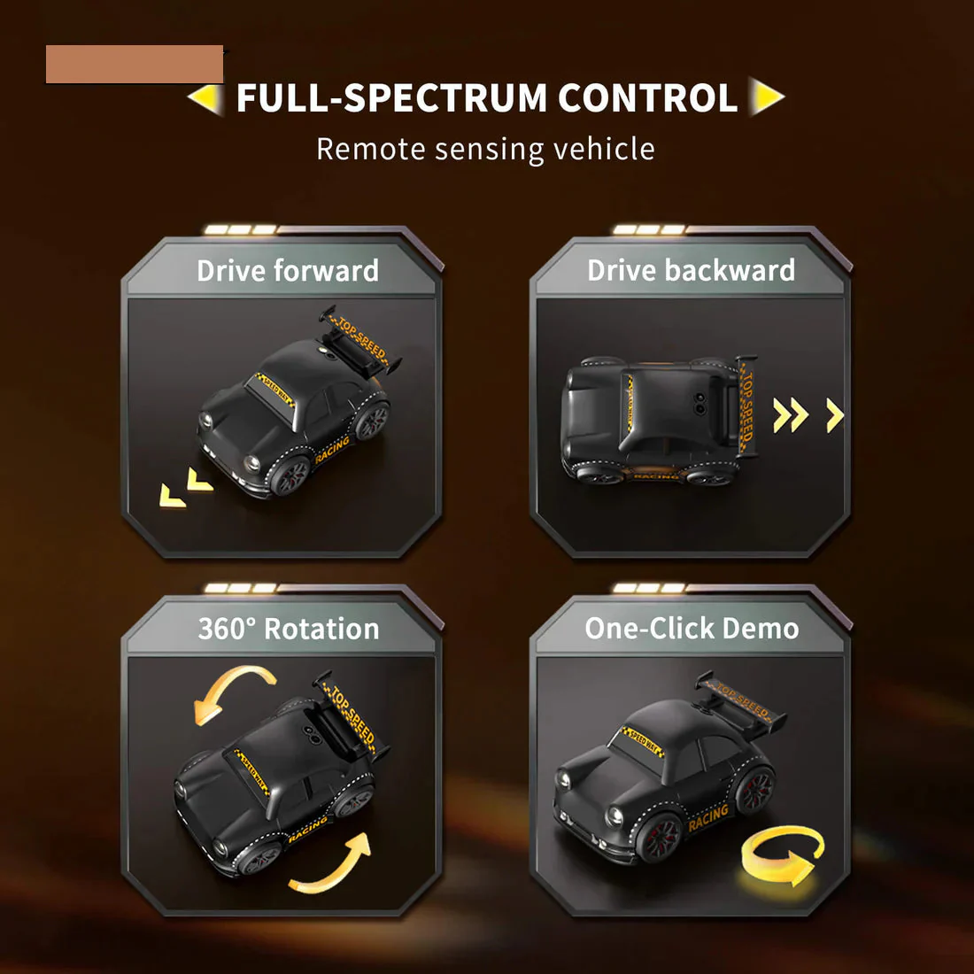 Smart Motion Sensor RC Car With Follow Me Escape Mode at Rs. 699