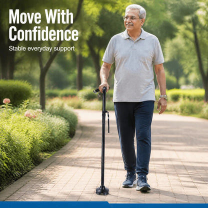 Folding Walking Stick with LED Light and Alarm.(BUY 1 GET ONE FREE)