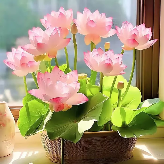 🌸【7 days germination】Last Day 50% OFF💐The Sacred Bonsai Bowl Lotus Flower Seeds | 🔥Buy 1 Get 1 Free🔥