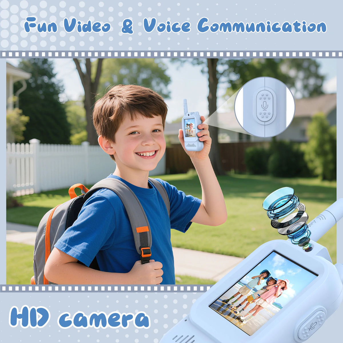 Video Walkie Talkie Toys For kids(2 pcs)