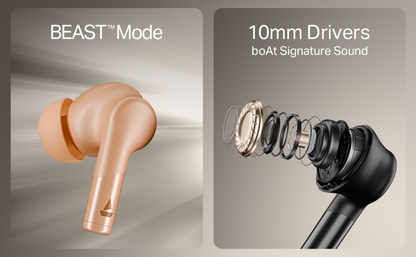 Boat Airdopes 141 Gen 2, 4 Mics ENx Tech, 48 Hrs Playback, Free Music Streaming, Fast Charge, Low Latency, IPX4, v5.4 Bluetooth Earbuds, TWS Ear Buds Wireless Earphones with mic (Active White)
