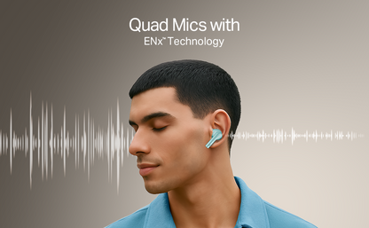 Boat Airdopes 141 Gen 2, 4 Mics ENx Tech, 48 Hrs Playback, Free Music Streaming, Fast Charge, Low Latency, IPX4, v5.4 Bluetooth Earbuds, TWS Ear Buds Wireless Earphones with mic (Active White)
