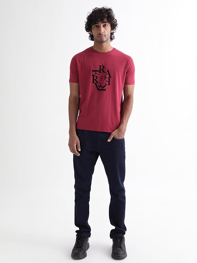 Rare Rabbit Regular fit Graphic Print t-Shirt