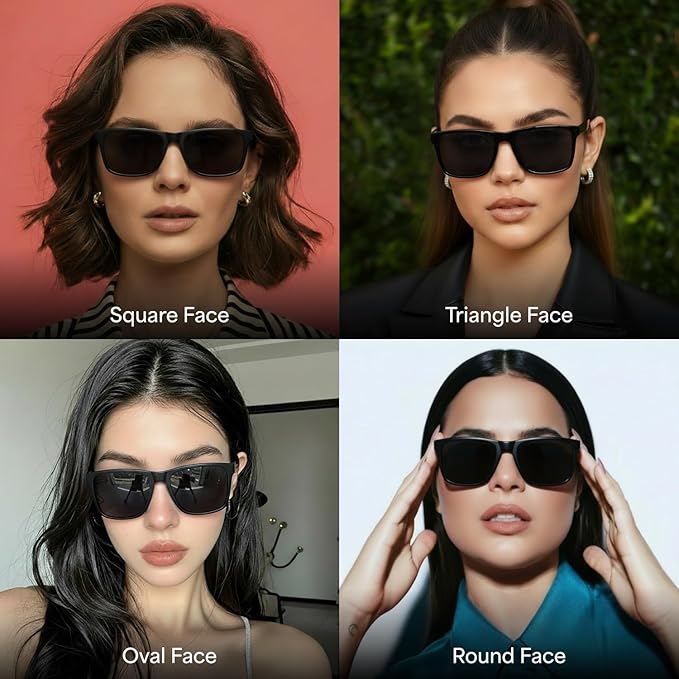 Vincent Chase By Lenskart | Full Rim Square | Polarized Stylish Sunglasses | 100% UV Protected | For Men & Women
