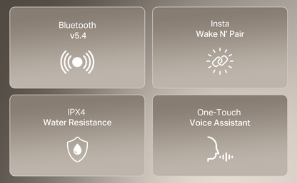 Boat Airdopes 141 Gen 2, 4 Mics ENx Tech, 48 Hrs Playback, Free Music Streaming, Fast Charge, Low Latency, IPX4, v5.4 Bluetooth Earbuds, TWS Ear Buds Wireless Earphones with mic (Active White)