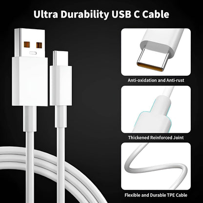 APFEN® 100W Fast Charging Cable Compatible With Realme 14/14Pro/13/13Pro/12/12Pro/11/11Pro/10/10Pro/9/9Pro/ Narzo N61/Narzo N65/Narzo 60/Narzo N53 (All Series)