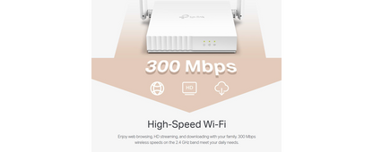 TP-Link TL-WR820N 300 Mbps Speed Wireless WiFi Router, Easy Setup, IPv6 Compatible, Supports Parent Control, Guest Network, Multi-Mode Wi-Fi Router