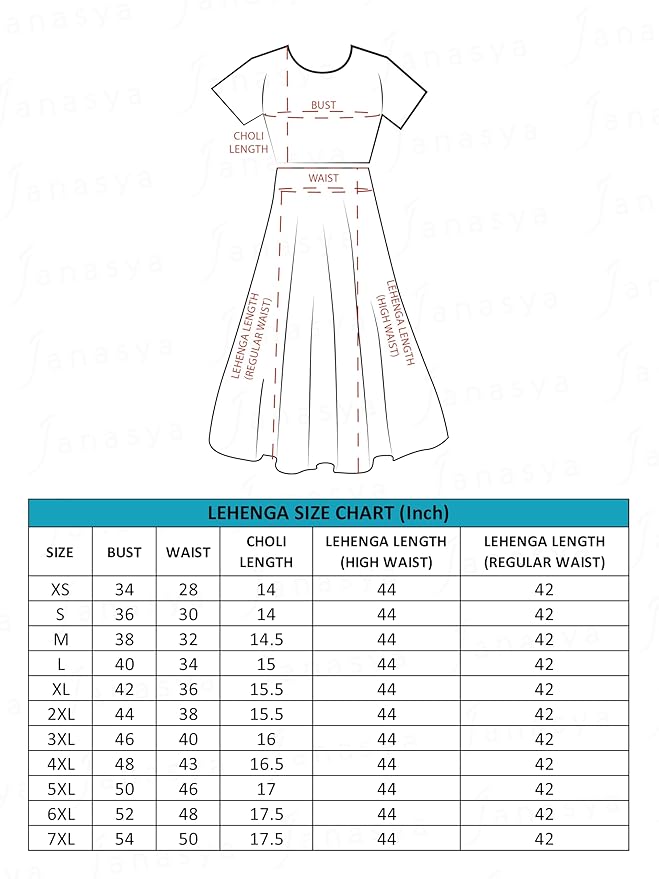 Janasya Women's Cotton Block Print Lehenga Choli With Dupatta