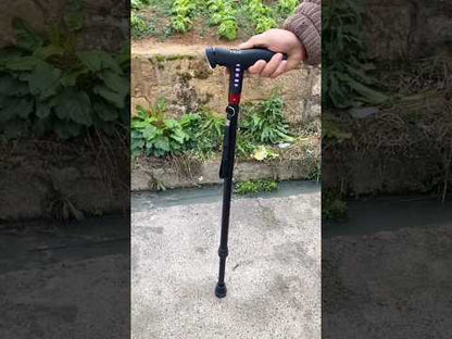 Folding Walking Stick with LED Light and Alarm.(BUY 1 GET ONE FREE)