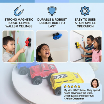 Magnetic Wall Climbing Cars( Pack of 5 )